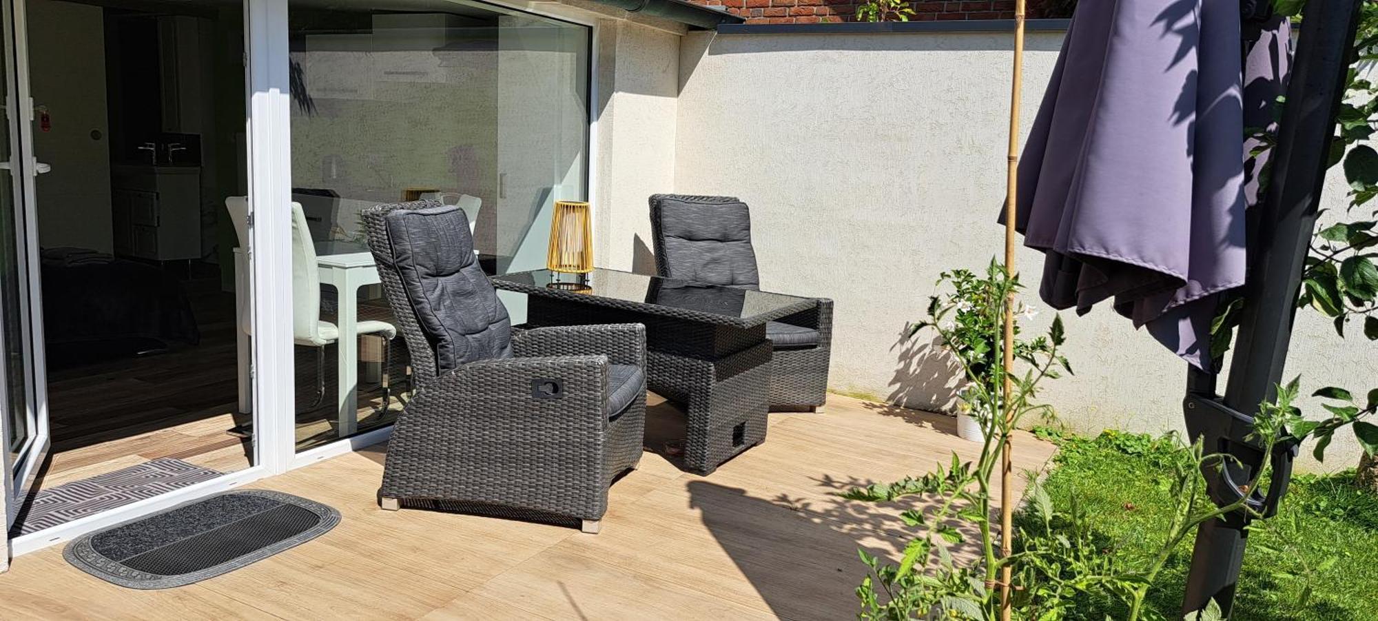 All-in-one Mit Eigener Sonnenterrasse Im Garten Appartement *